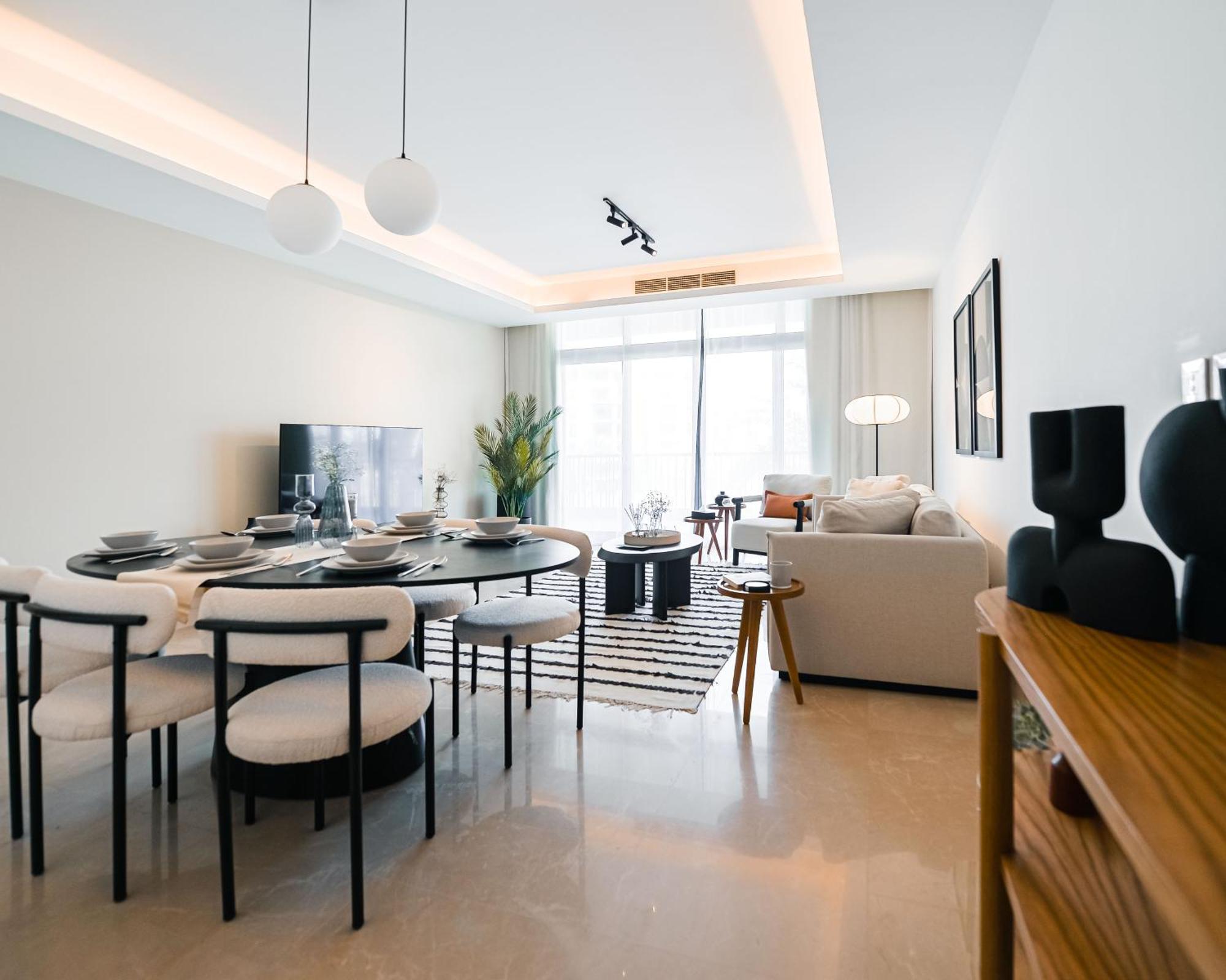 2Br Apartment Cfc Aura Living Caïro Buitenkant foto